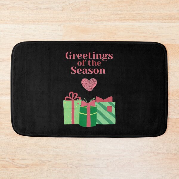 Item preview, Greetings Of The Season Holiday Heart Row Of Christmas Holiday Gift Boxes designed and sold by H3designs.