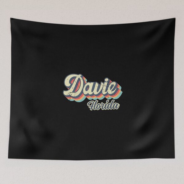 Item preview, Davie city Florida Retro Vintage 70s rainbow designed and sold by Teelogic.