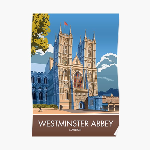 Westminster Abbey, London Poster