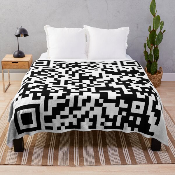 Item preview, YOUR NEW MORNING ALARM | get the f$&*k out of bed | QR CODE designed and sold by politeillusts.