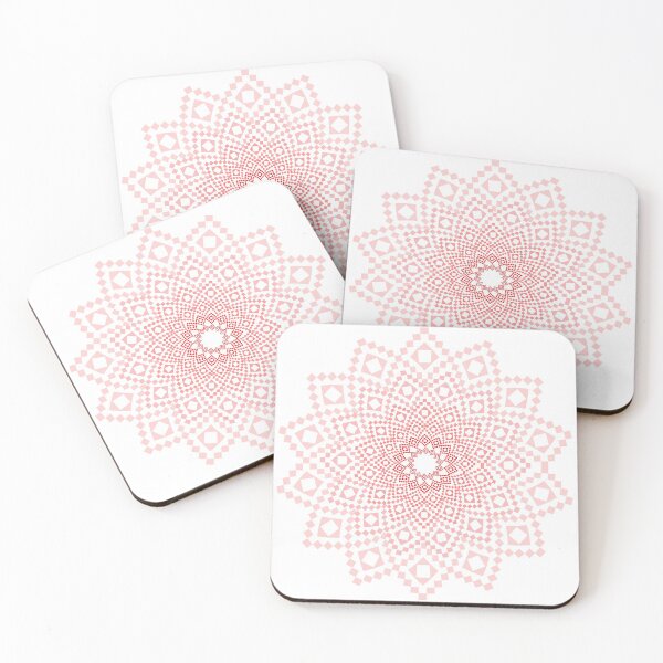 Item preview, Gradual Red and Pink Colored Textile Circles Design designed and sold by Fananaa.