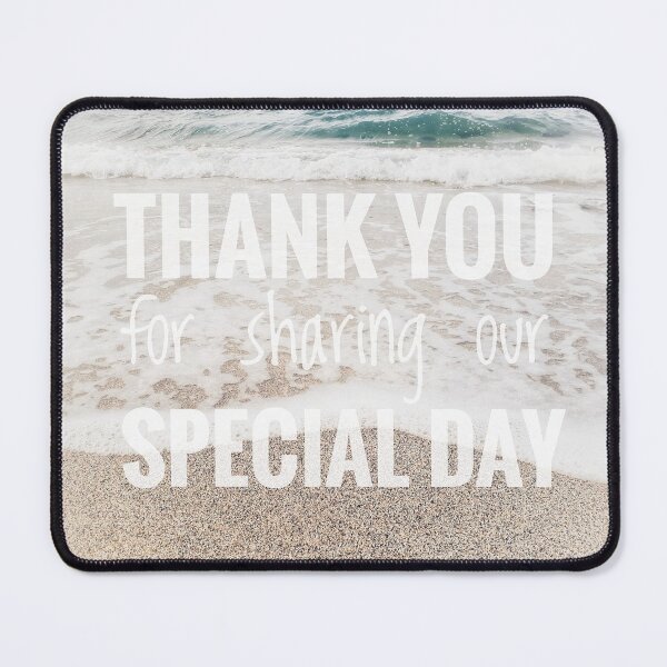 Item preview, Thank You For Sharing Our Special Day Beach Themed Wedding Favors designed and sold by Beachy.