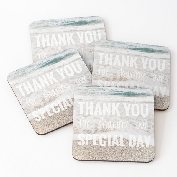 Item preview, Thank You For Sharing Our Special Day Beach Themed Wedding Favors designed and sold by Beachy.