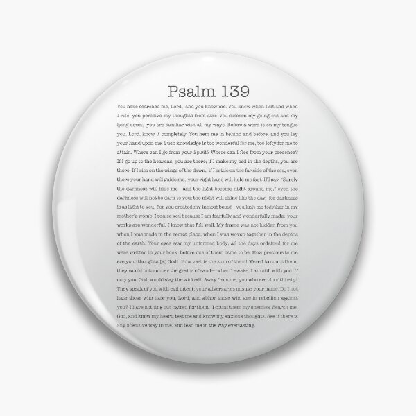 Item preview, Psalm 139 designed and sold by corbrand.