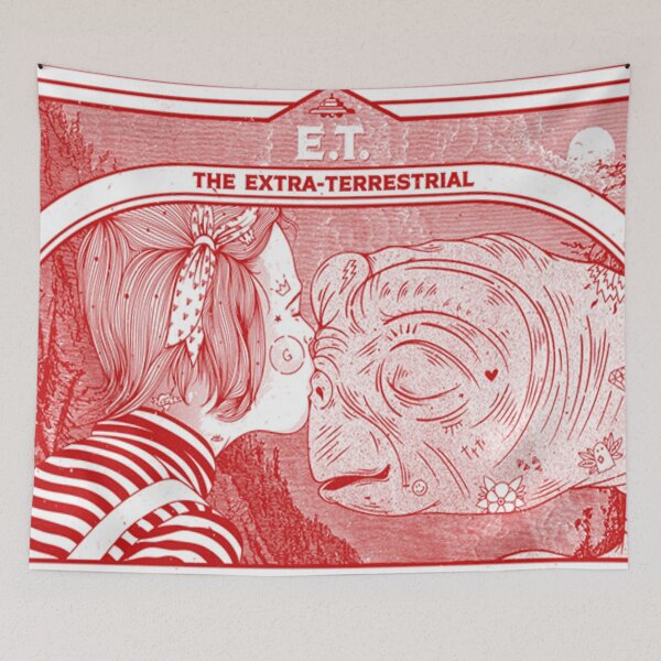 Item preview, E.T. The Extra Terrestrial (1982) Movie designed and sold by LovedPosters.