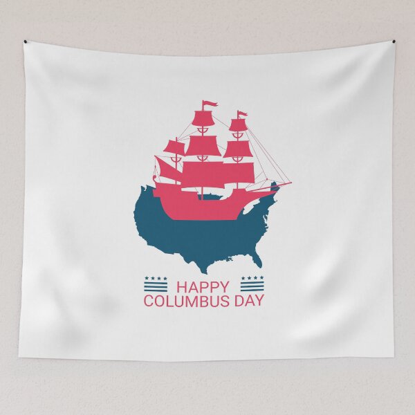 Item preview, Happy Columbus Day - Columbus Day designed and sold by cruzzcreation.