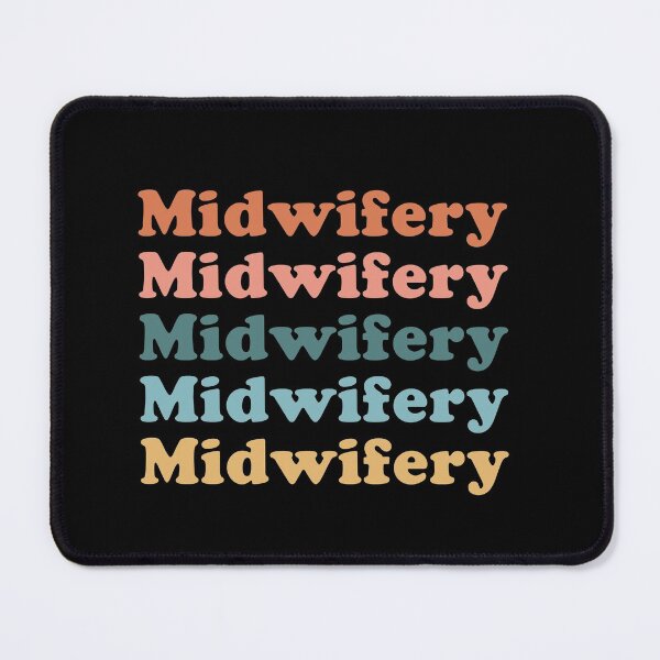 Item preview, Retro Midwifery Midwife Thank you Labor anf Delivery funny designed and sold by Dolphin Graphic.