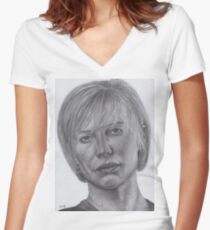 Kara Thrace Women's Fitted V-Neck T-Shirt