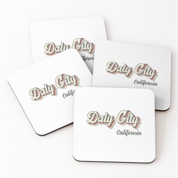 Item preview, Daly City California Retro Vintage 70s rainbow designed and sold by Teelogic.