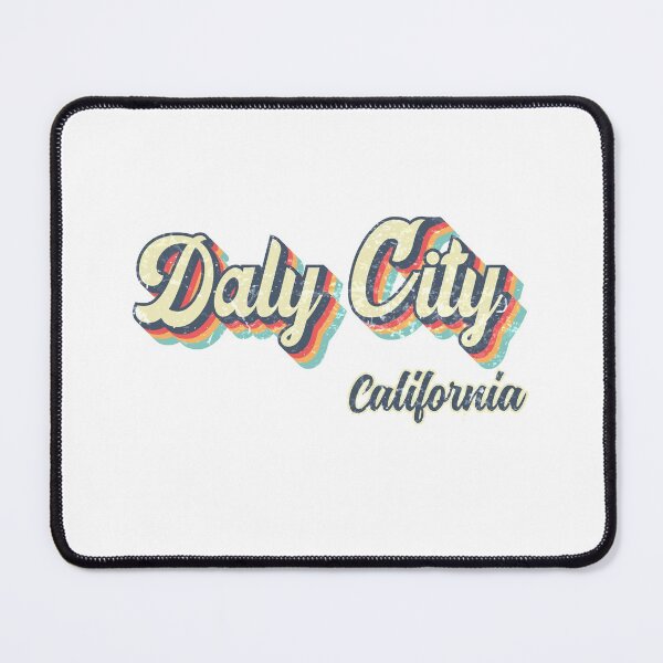 Item preview, Daly City California Retro Vintage 70s rainbow designed and sold by Teelogic.