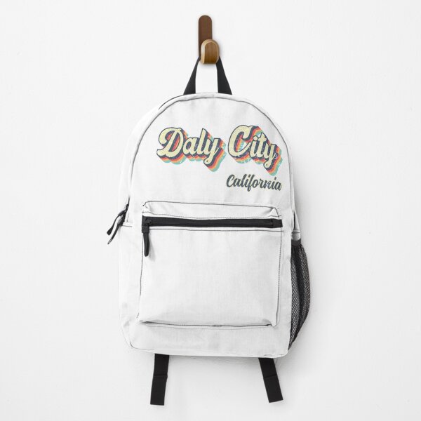 Item preview, Daly City California Retro Vintage 70s rainbow designed and sold by Teelogic.