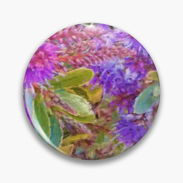 Item preview, Hebe speciosa, digital painting  designed and sold by carole hirst.