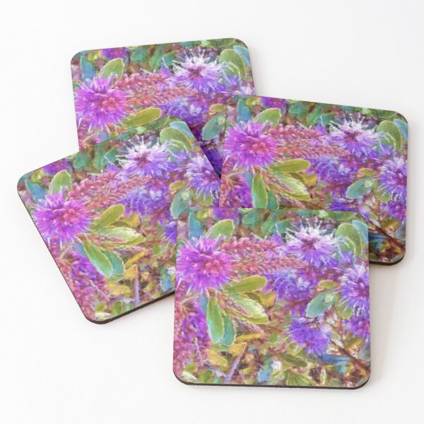 Item preview, Hebe speciosa, digital painting  designed and sold by carole hirst.