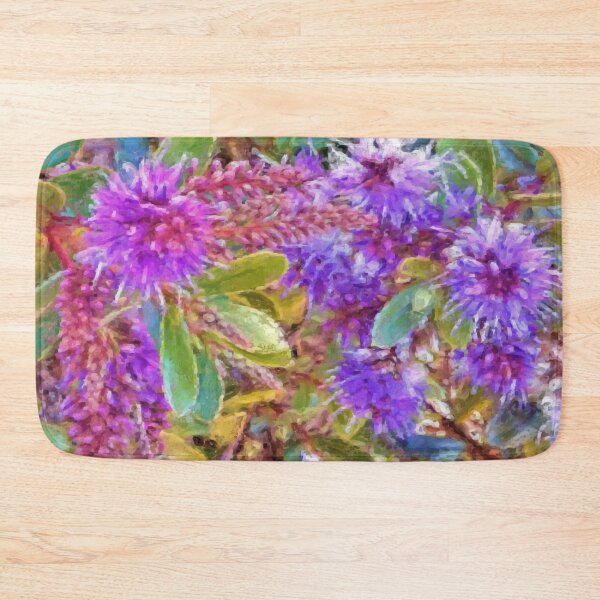 Item preview, Hebe speciosa, digital painting  designed and sold by carole hirst.