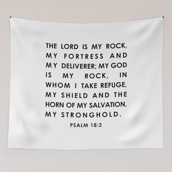 Item preview, Psalm 18:2 The Lord Is My Rock designed and sold by corbrand.