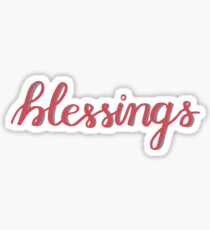 blessings Sticker