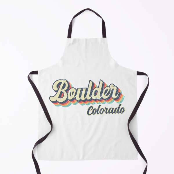 Item preview, Boulder city Colorado Retro Vintage 70s rainbow designed and sold by Teelogic.