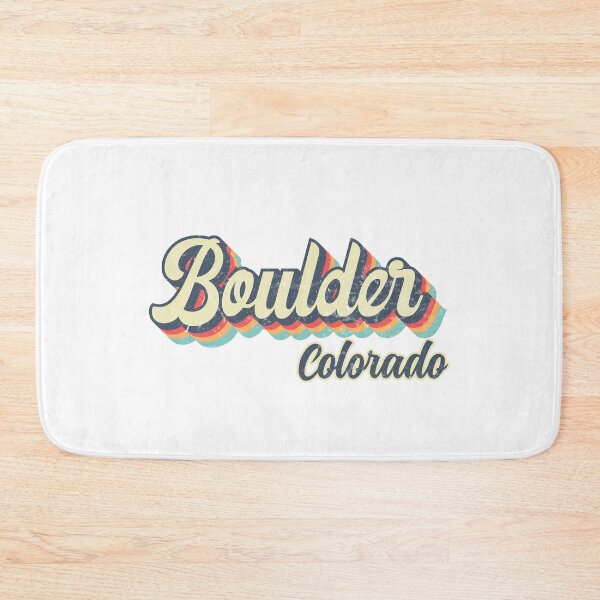 Item preview, Boulder city Colorado Retro Vintage 70s rainbow designed and sold by Teelogic.
