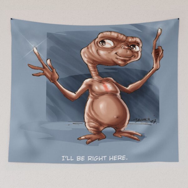 Item preview, E.T. The Extra Terrestrial (1982) Movie designed and sold by LovedPosters.