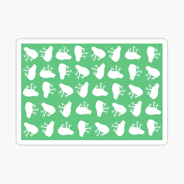 Vista previa del artículo con la obra «Ranas sobre fondo verde», diseñado y vendido por GasconyPassion.