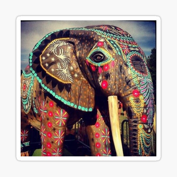 Item preview, Painted Elephant Design designed and sold by drewmeeks.
