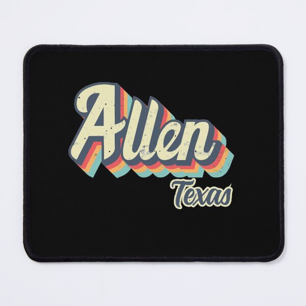 Item preview, Allen city Texas Retro Vintage 70s rainbow designed and sold by Teelogic.