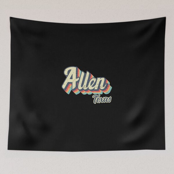 Item preview, Allen city Texas Retro Vintage 70s rainbow designed and sold by Teelogic.