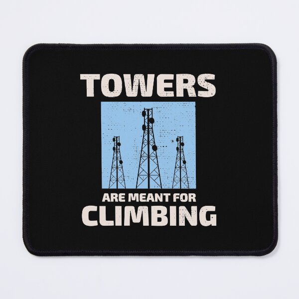 Item preview, Vintage Cell Tower Climber Climbing Antenna Funny Saying designed and sold by CuteDesigns1.