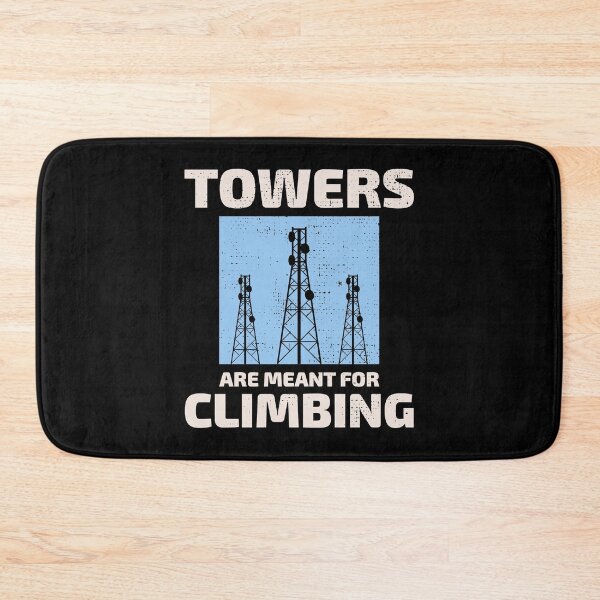 Item preview, Vintage Cell Tower Climber Climbing Antenna Funny Saying designed and sold by CuteDesigns1.