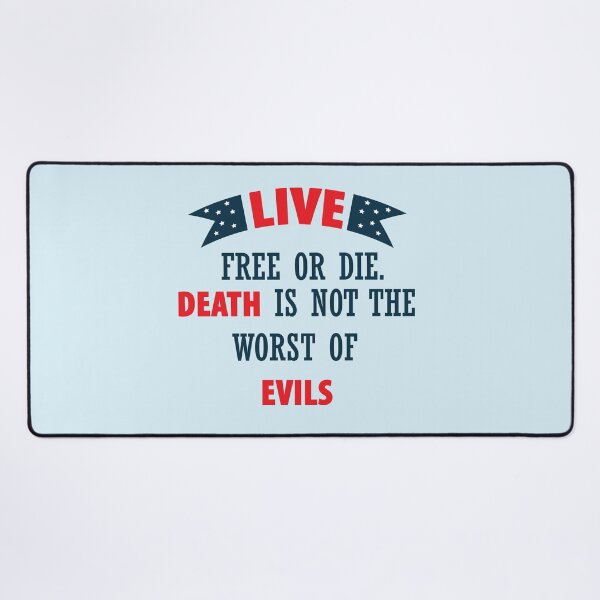 Item preview, Free or die - Death is not the worst of Evil - Patriot Day - September 11 designed and sold by thewishdesigns.