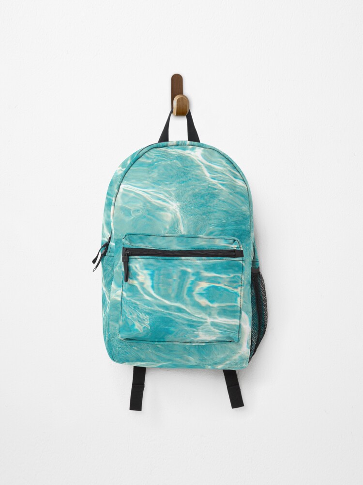 Thumbnail 1 of 3, Backpack, Blue Ocean Water - Clean, Clear, Fresh, designed and sold by Rozlar.
