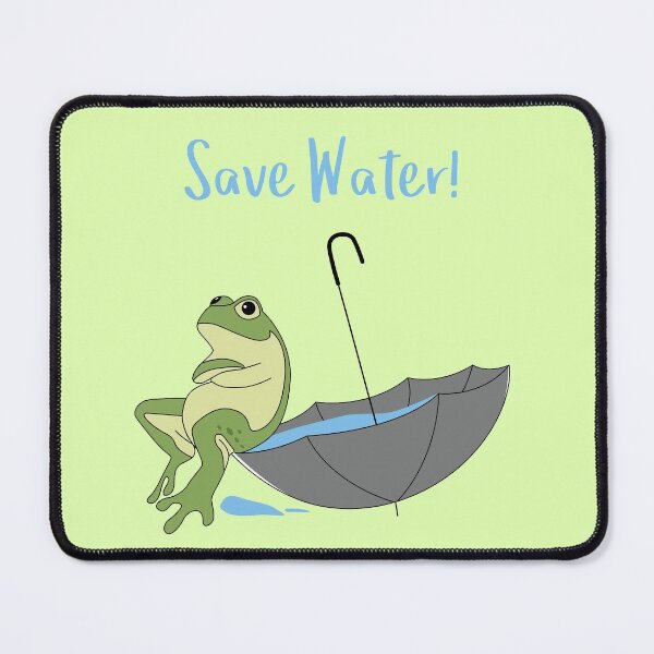 Item preview, Saves Water for Frog designed and sold by thewishdesigns.