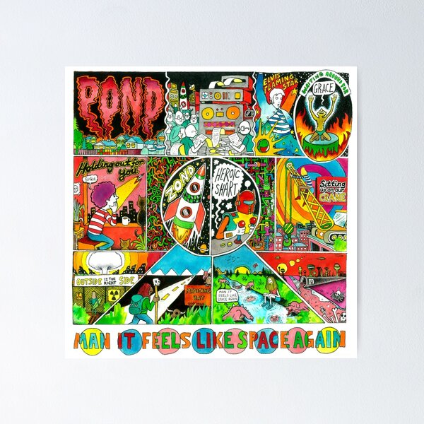 Item preview, Pond - Man it Feels Like Space Again designed and sold by ManriqueNandez.