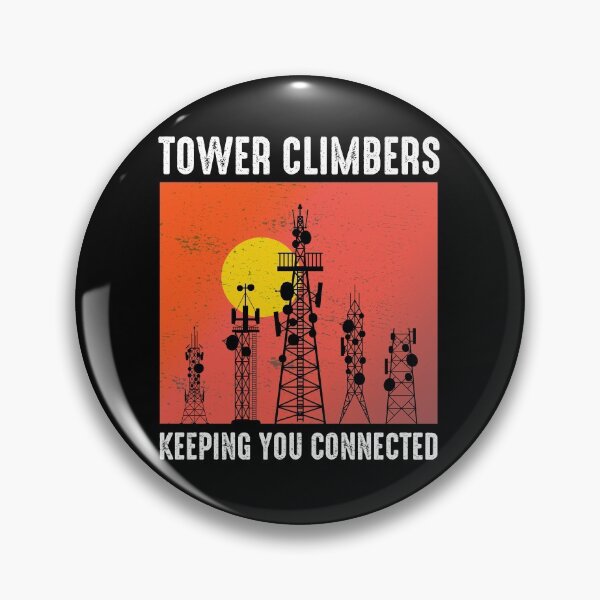Item preview, Vintage Cell Tower Climber Climbing Antenna Funny Saying designed and sold by CuteDesigns1.