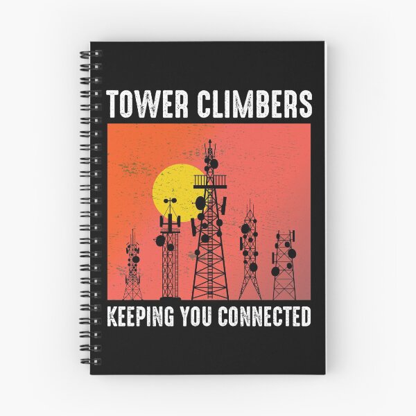 Item preview, Vintage Cell Tower Climber Climbing Antenna Funny Saying designed and sold by CuteDesigns1.