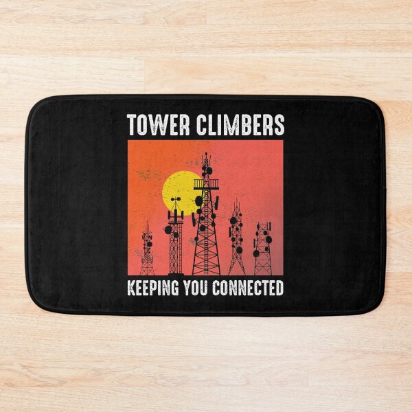 Item preview, Vintage Cell Tower Climber Climbing Antenna Funny Saying designed and sold by CuteDesigns1.