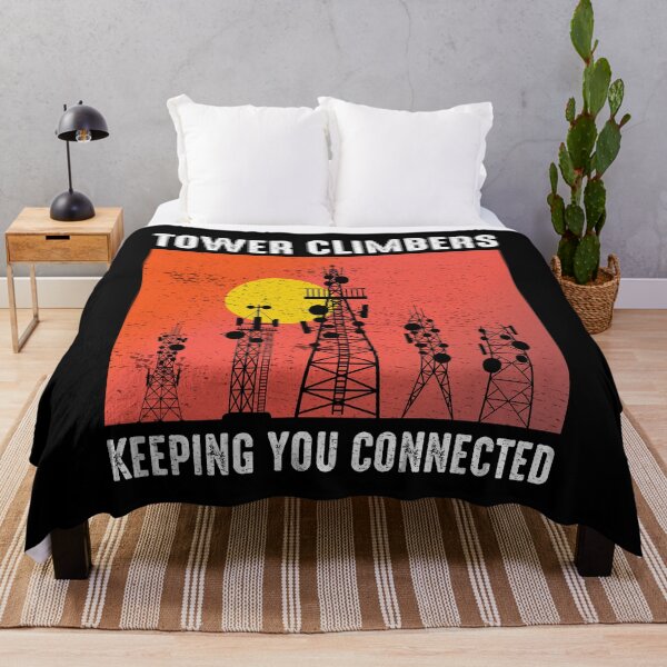 Item preview, Vintage Cell Tower Climber Climbing Antenna Funny Saying designed and sold by CuteDesigns1.
