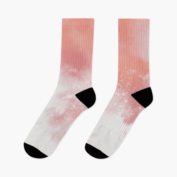 Item preview, Abstract Watercolour Clouds in Coral and Light Pink  designed and sold by kasamor.