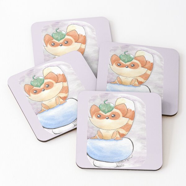 Item preview, Racoon On Mushroom designed and sold by Lilou-Yggdrasil.