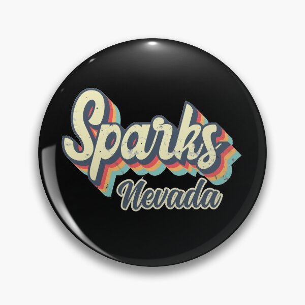 Item preview, Sparks city Nevada Retro Vintage 70s rainbow designed and sold by Teelogic.