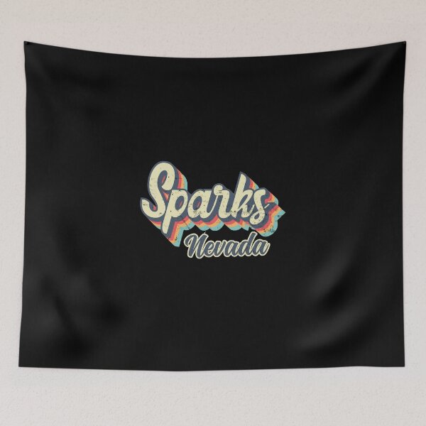 Item preview, Sparks city Nevada Retro Vintage 70s rainbow designed and sold by Teelogic.