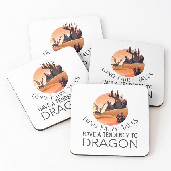 Item preview, Long Fairy Tales Have a Tendency to Dragon designed and sold by crazydotdesigns.