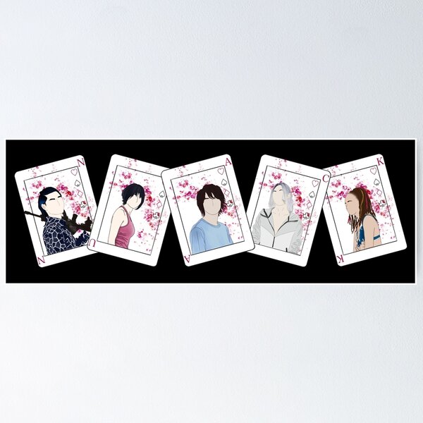 Item preview, Alice in borderland characters cards designed and sold by Lemonshaaark.