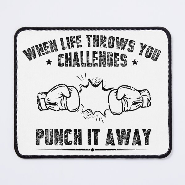 Item preview, Boxing Motivation Quote - Life Challenges designed and sold by kcaandwu.