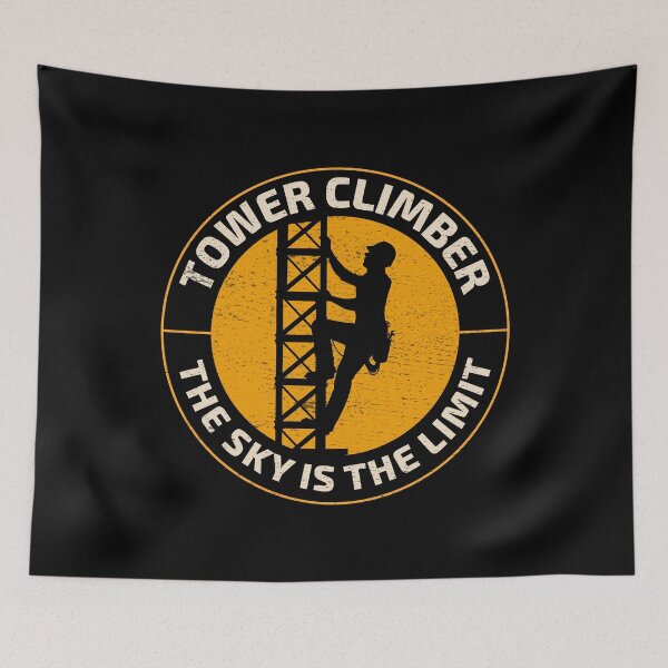 Item preview, Cell Tower Climber Climbing Antenna Funny Saying designed and sold by CuteDesigns1.