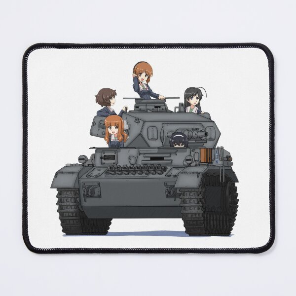 Vista previa del artículo con la obra «Chicas y Panzer», diseñado y vendido por Myshtra.