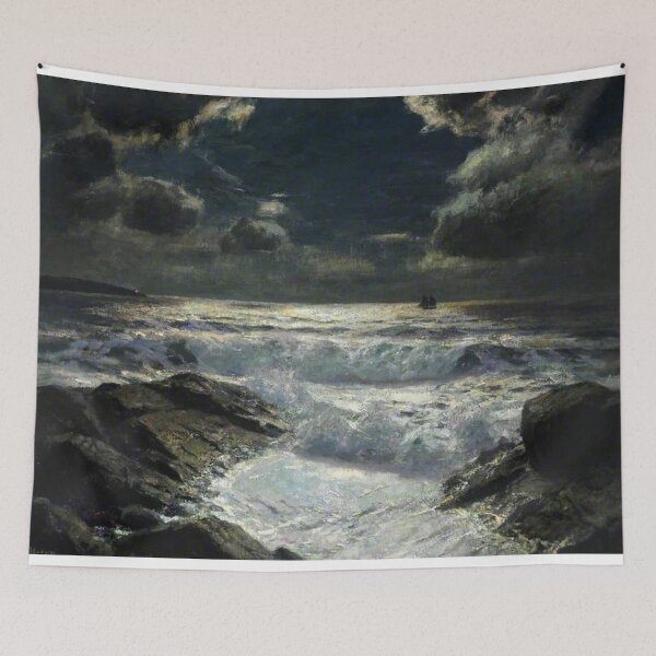 Item preview, Cloudy Moonlight - Albert Julius Olsson  designed and sold by Vintage Designs +.