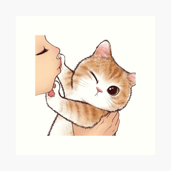 Item preview, Dont Kiss Mew Cat Refused Women kiss Funny Cat  designed and sold by DesignByHeartUK.
