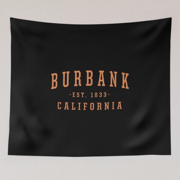 Aperçu de l'œuvre Burbank California Hometown Burbanker Home State Souvenir créée et vendue par dianev79.