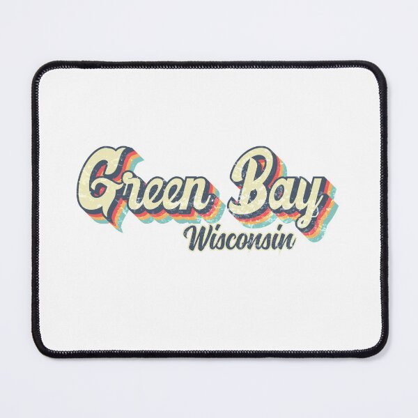 Item preview, Green Bay city Wisconsin Retro Vintage 70s rainbow designed and sold by Teelogic.